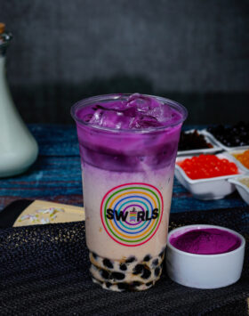 TWO TONE MILK TEA